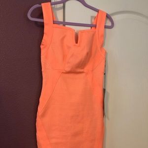 Wow Couture Bodycon Coral Dress